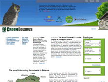 Tablet Screenshot of greenbelarus.com